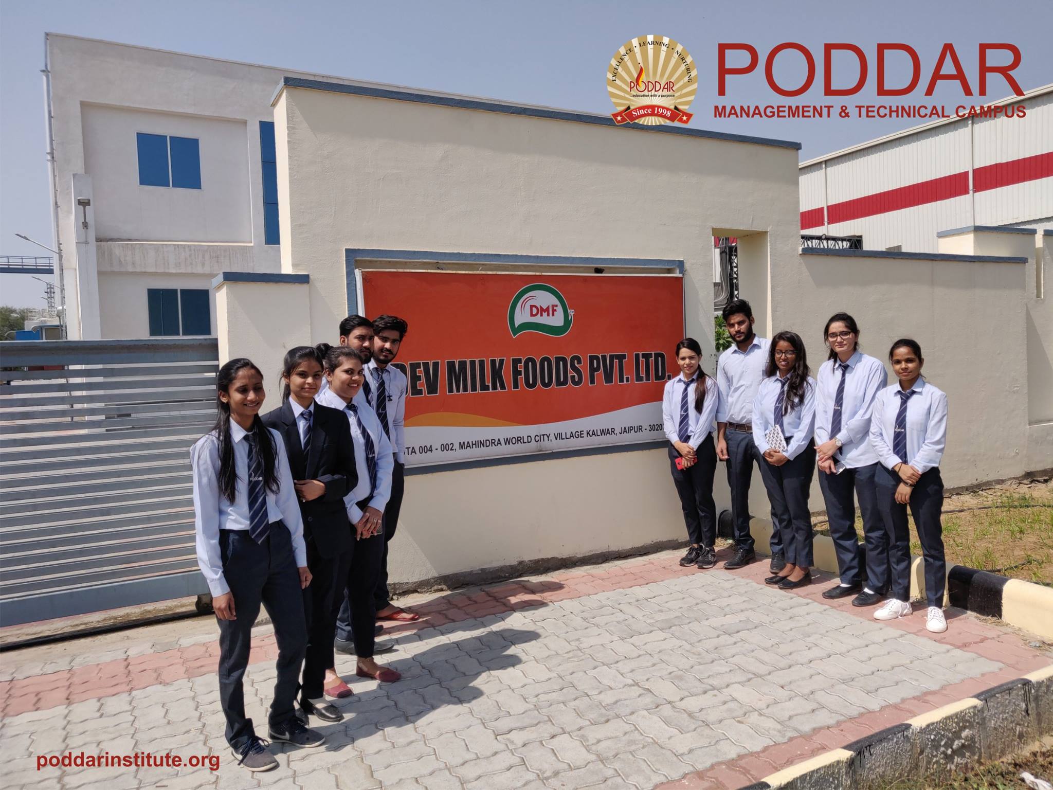 Industrial Visit ICE Cream Factory MBA students Part of Training